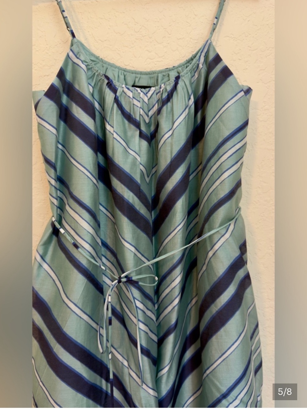 NWT BANANA REPUBLIC Tie-Waist Organza Maxi Dress - Picture 5 of 8